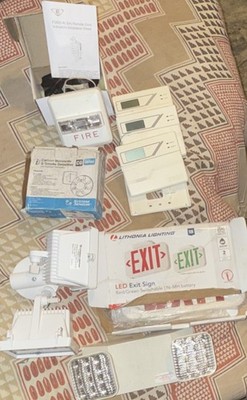 Multi-Brand Fire Alarm System Accessories: Detector, Emergency Lights, & More!