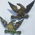 Original Antique 1832 1834 US Army Shako Hat Cap Eagle Insignia Badge Civil War