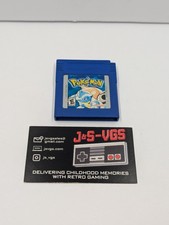 Pokemon Blue Version Nintendo Game Boy GB Cartridge Only Saves Tested Working