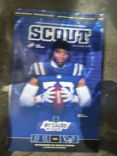 Kenny Moore Indianapolis Colts Scout Program Magazine 11/30/25 2025 V Texans