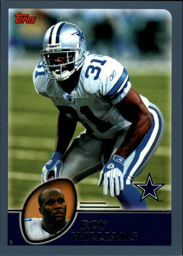 Roy Williams trading card