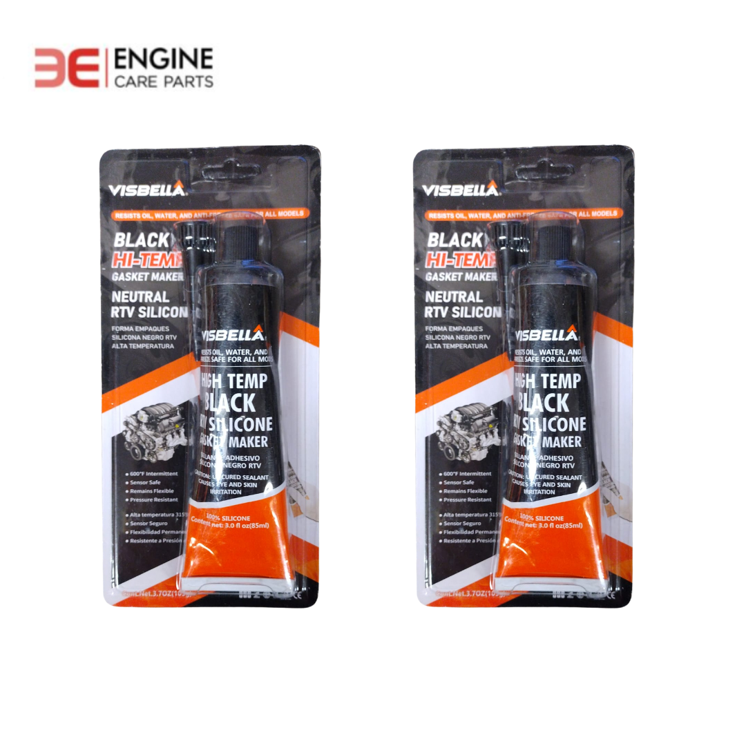 Visbella RTV Silicone High Temp Black Gasket Sealant -80°F 650°F 105g - Image 15