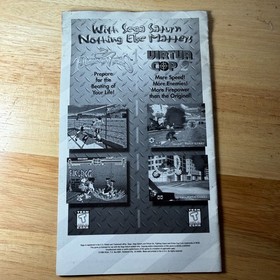 Sega Saturn - Virtual-On Cyber Troopers - Manual Only 81042