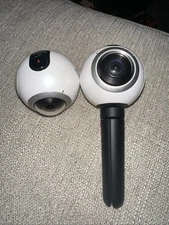 2 Samsung Gear 360 degrees High Resolution VR Video Camera SM-C200 White