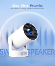 Mini Projector WiFi Bluetooth 720P HD 4K Supported Portable Home Theater