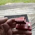 Dollhouse Miniature Piano 1:12 Scale Red & White Single Unit, 1 Item — photo 2