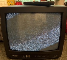 Sylvania 13in Television Model 6413TA Retro Gaming TV Tested Works Black Remote