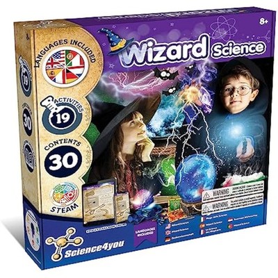 Science4you Wizard Science für Kinder 8 Jahre - Zauberset mit 19 Aktivitäten: