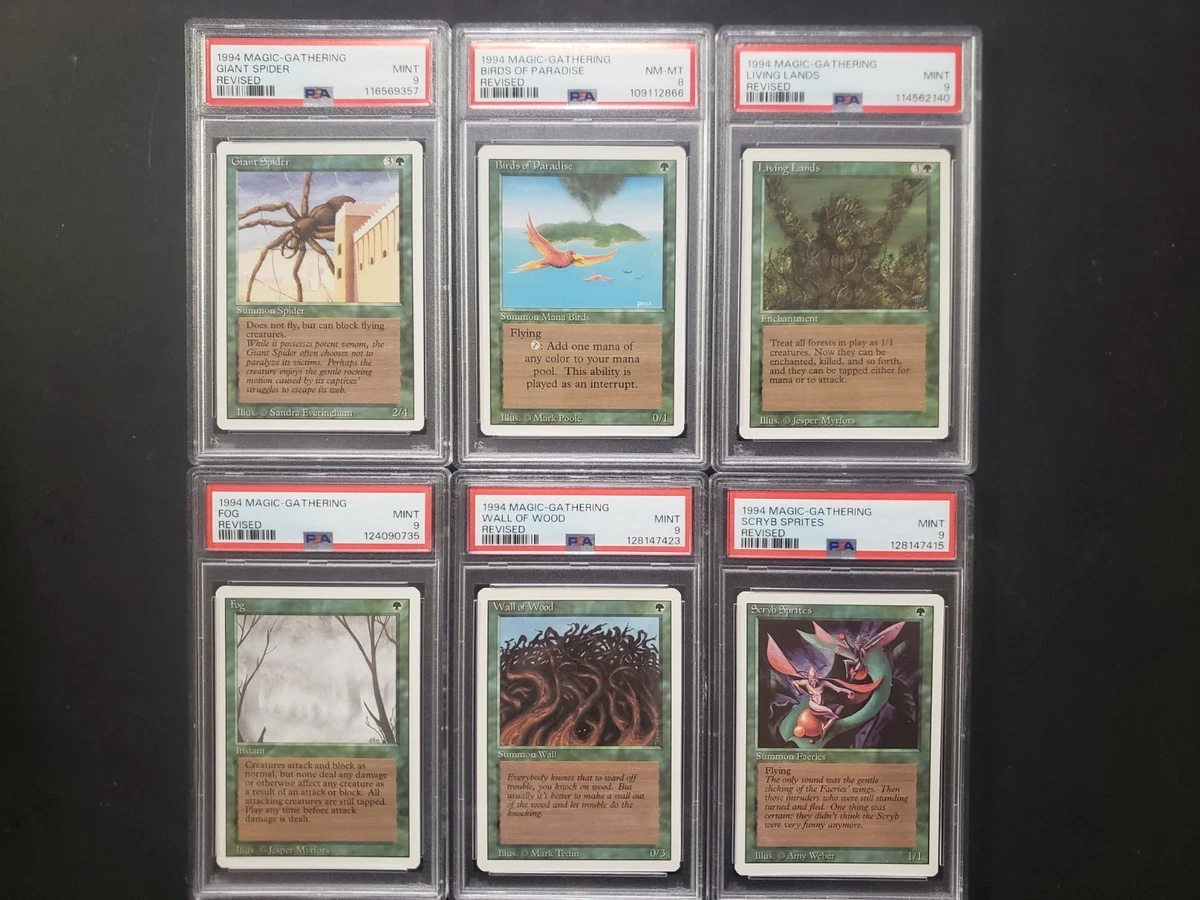 Magic: The Gathering Trading Card Games Revised Edition Sets for