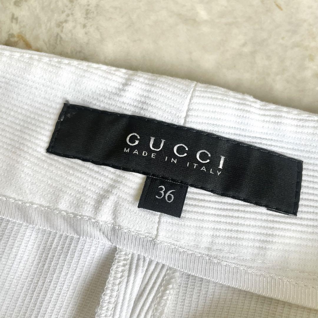 GUCCI ホワイト タイトスカート 36