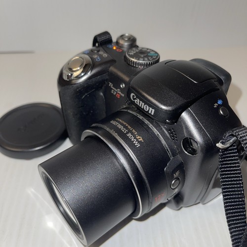 Canon Powershot S3 IS Digital Camera Screen Is Black Parts Only
