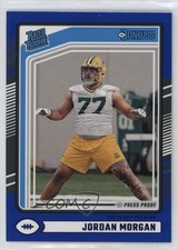 2024 Panini Donruss Rated Rookie Blue Press Proof Jordan Morgan #370 14dq
