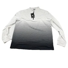 MEN'S LEVELWEAR BEAM PULLOVER, SIZE: M, COLOR: BLACK/WHITE New With Tags