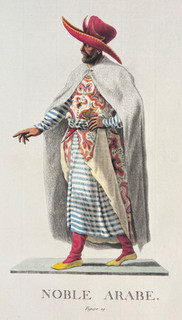 Noble Arabe Etching Convers du Mont Olivet Jacques Charles Bar 1785