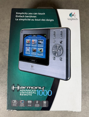 Logitech Harmony 1000 Universalfernbedienung Remote - OVP - Beschreibung lesen