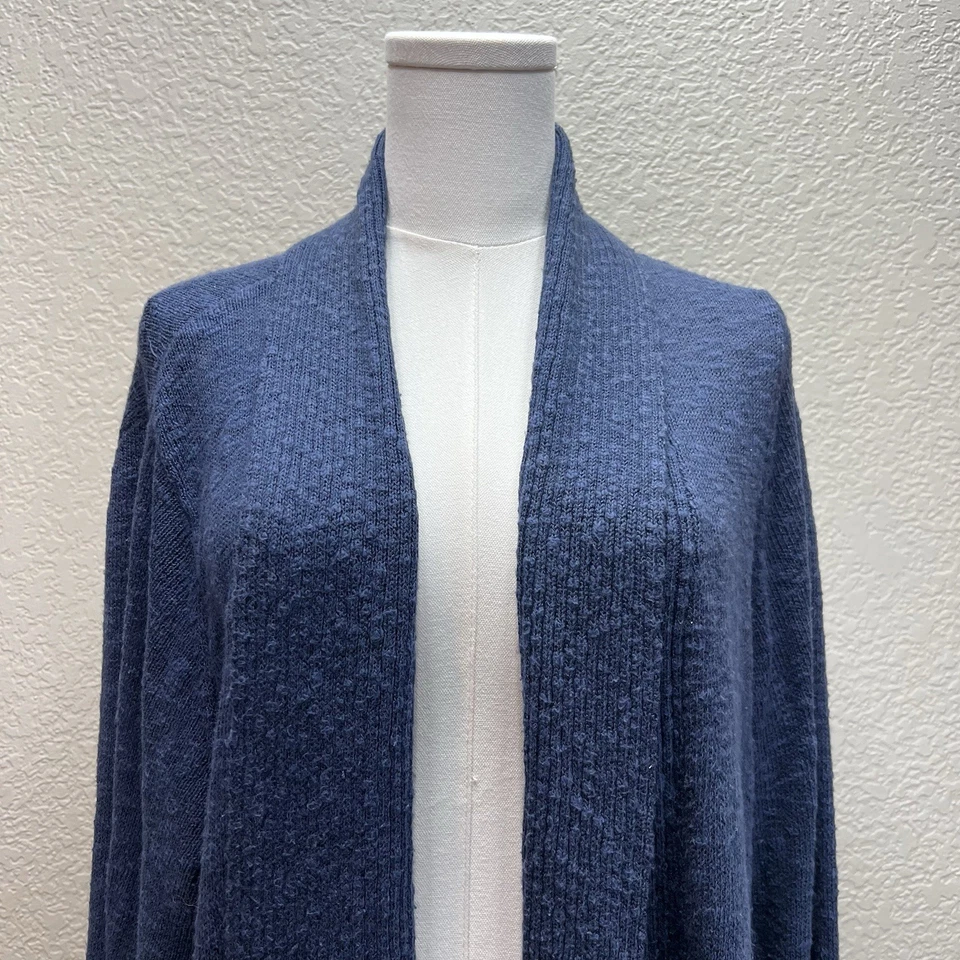 Kenneth Cole New York Acogedor Cárdigan Abierto Azul Índigo Talla XXL Foto 2 de 4