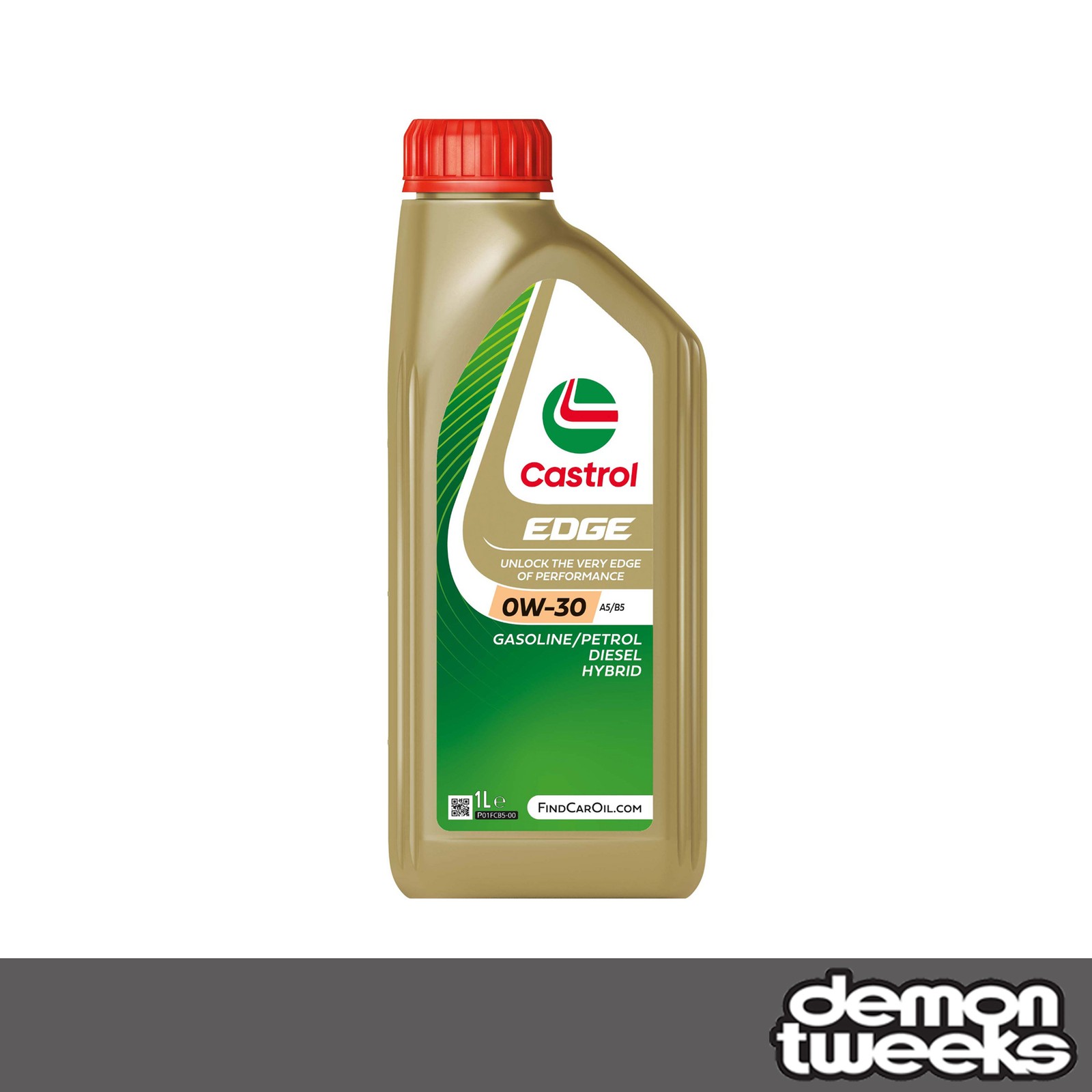 1 x Castrol Edge High Performance Fully Synthetic 0W30 A5/B5 Engine Oil, 1 Litre