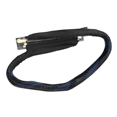 PCIE 5.0 X16 Graphics Card Extension Cable 270 Degree Silver Plated Adapter