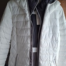 Damen Steppjacke Easy Rider weiß M/L halblan...