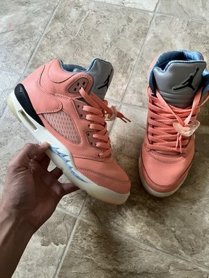 Nike Air Jordan 5 We The Best Pink Blue High Top Sneakers DJ  display picture 1