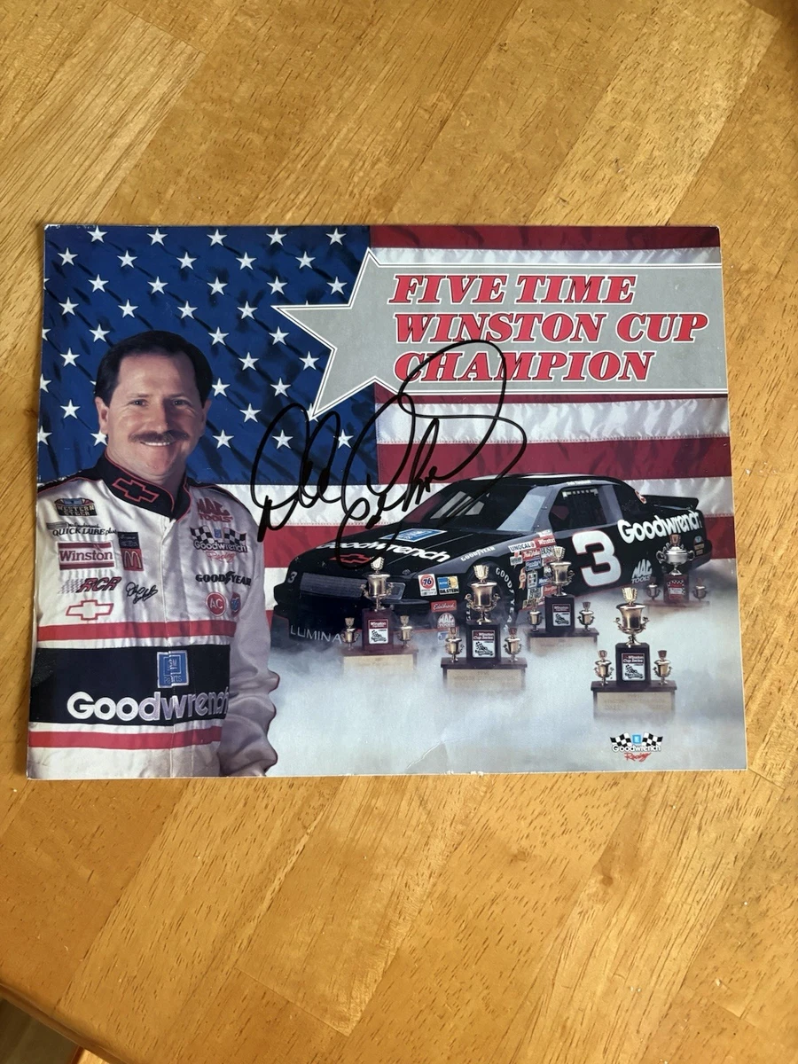 Dale Earnhardt NASCAR Original Autographed Photos for sale | eBay