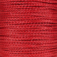 Hollow Braid Polypropylene All-Purpose Lightweight Rope Red Diameter: 1/4"