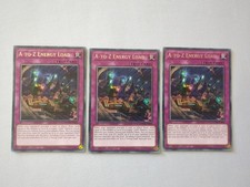 Yugioh! 3x A-to-Z Energy Load MZTM-EN024 Rare 1st Ed NM