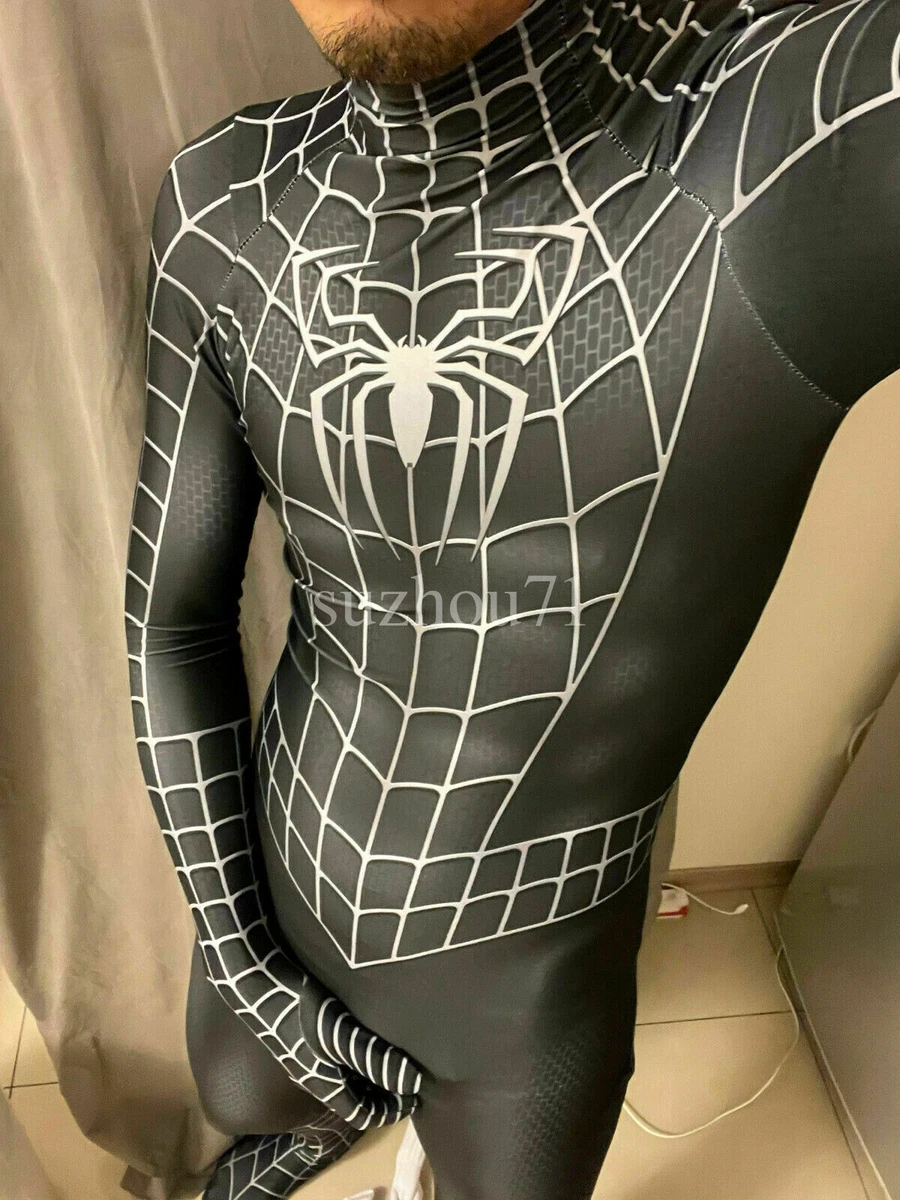 Black Spiderman Costume For Children! FREE Spiderman Costume Shipping