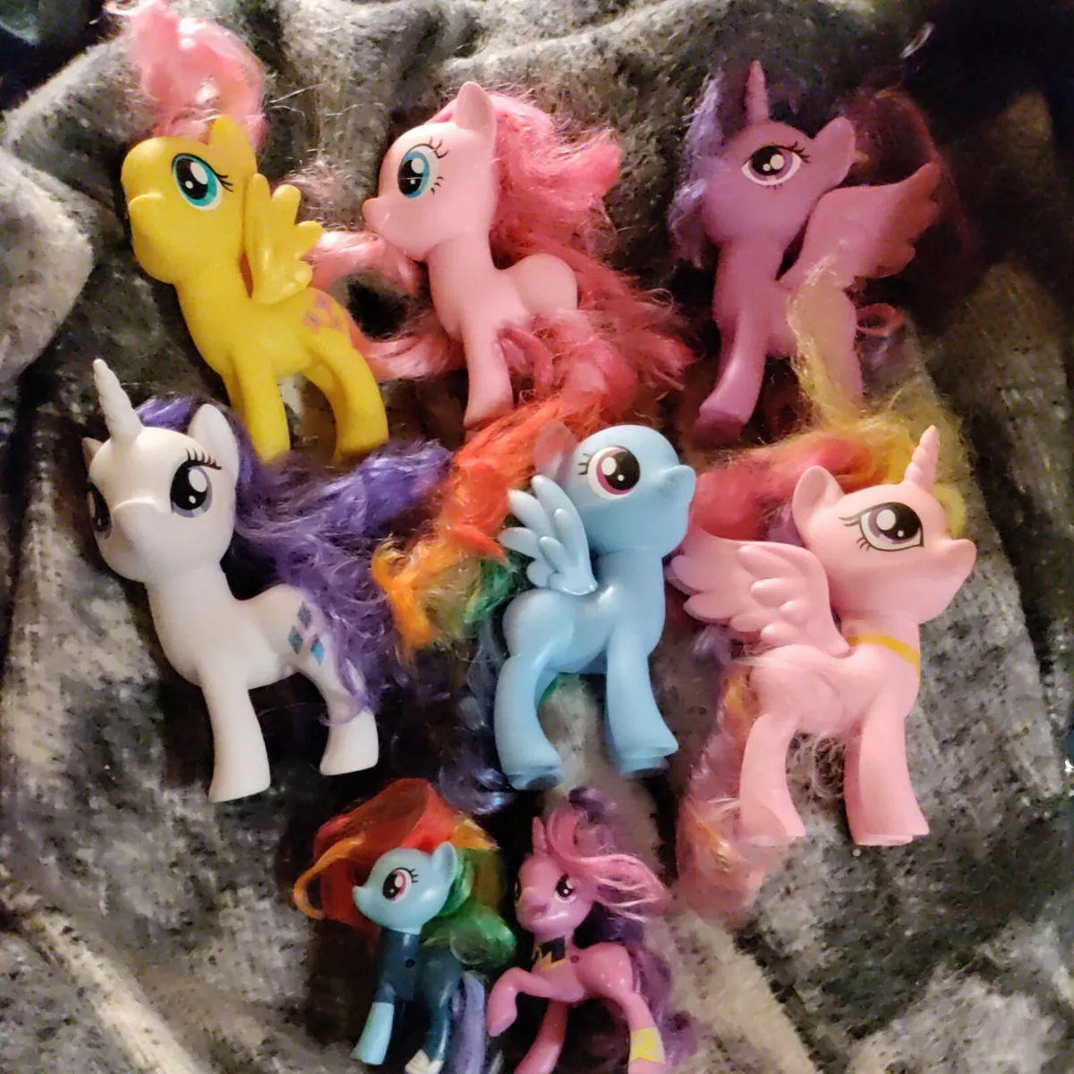 LOT of 8 Eight My Little Pony Toys Ponies Pre-loved