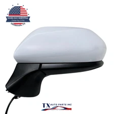 Driver Side Mirror For 2018-2024 TOYOTA CAMRY LE Non-Heated 3pin PAINTED White