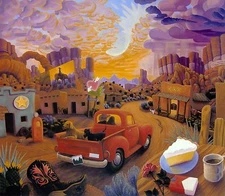 Stephen Morath, "Sunset Ride", digital print, 19.25"h x 22"w image