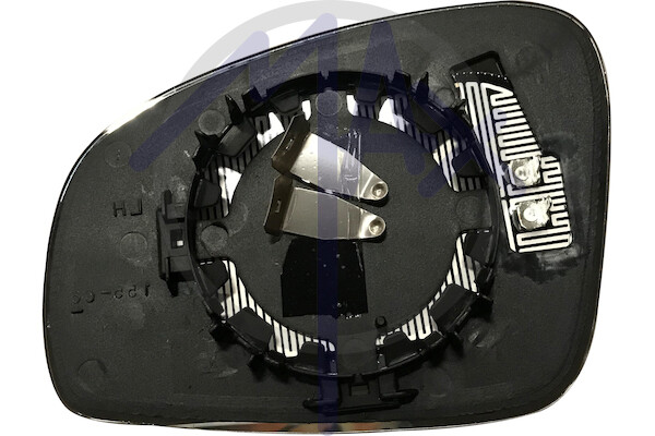 VETRO SPECCHIO RETROVISORE SKODA FABIA DAL 2007 DESTRO TERM CON PIASTRA