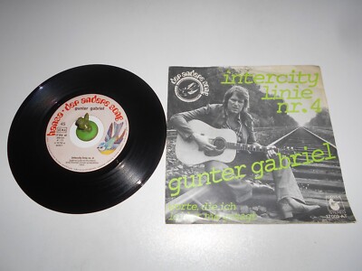 Gunter Gabriel - Intercity Linie Nr . 4 (1977) Vinyl 7` inch Single Vg +++