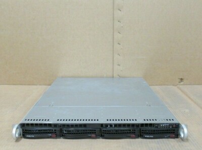 Supermicro 1U CSE-815 H8DGU-F 2x 16 Core AMD 6272 2,10Ghz 128GB RAM 4 Bay Server
