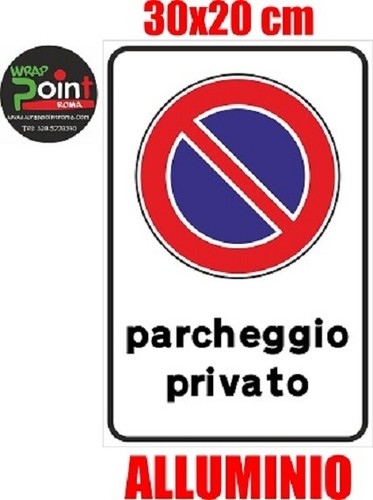 Targa 'Privato' In Alluminio - Adesiva 150x40 Mm, Effetto Acciaio Inox, Per Porte E Cancelli
