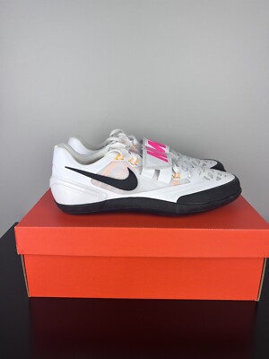 Nike Zoom Rotational 6 White Black Track & Field Throwing Shoes Men US Size 10.5 s-l400.jpg main image 2