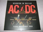 AC/DC Reunion in Dallas Texas Broadcast 1985 SEALED Double Vinyl 2 LP Best Live