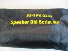 Scrim-King SS-SPK-02-W Speaker Stand Scrim White  two-side Scrim King