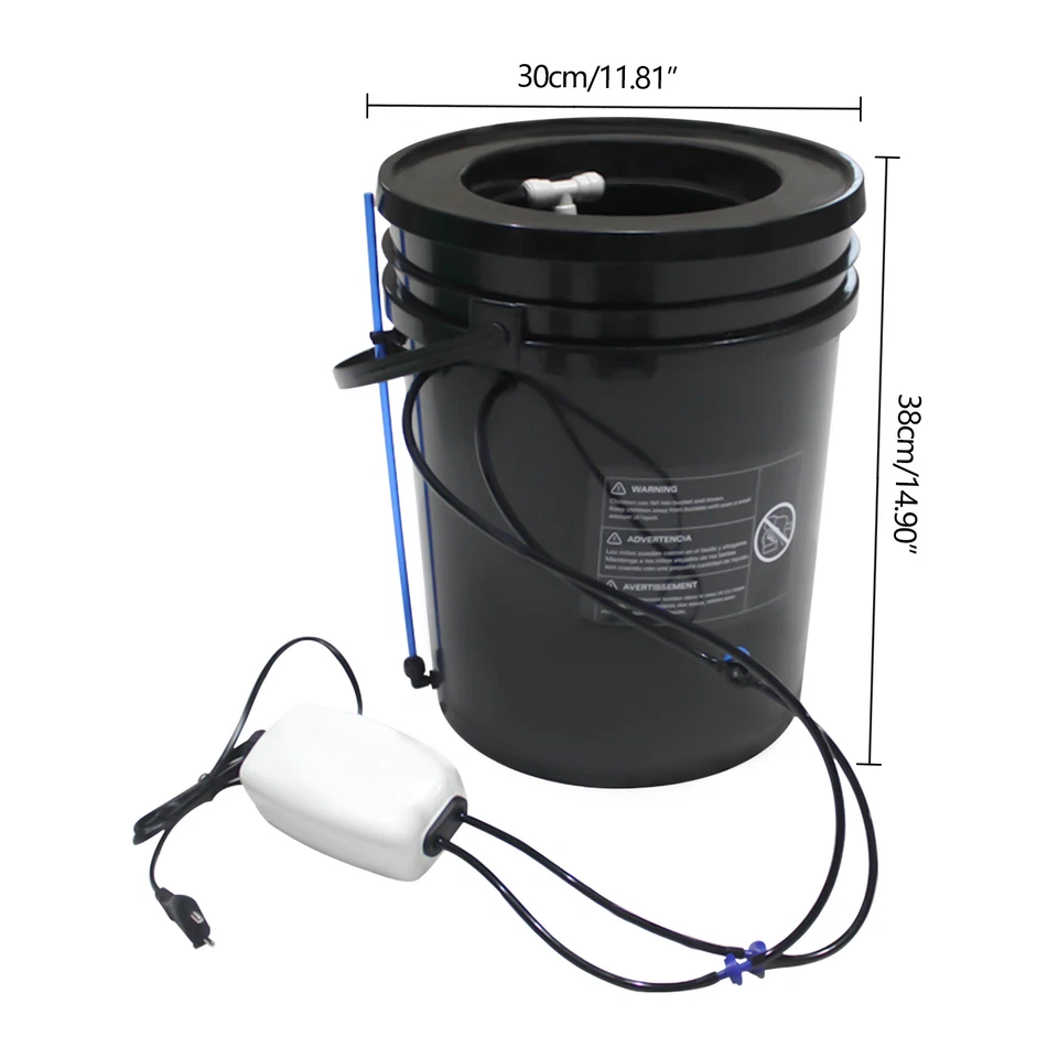 5 Gallon 1 Buckets Hydroponic Bucket Hydroponic Machine Drip Irrigation System - Image 2 of 4