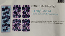 Connecting Threads - 3 Easy Pieces Table Runner and Placemats Kit - Original