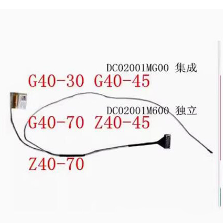 Lenovo G40-70 G40-75 Z40-70 Laptop Screen Ribbon Cable Replacement-image