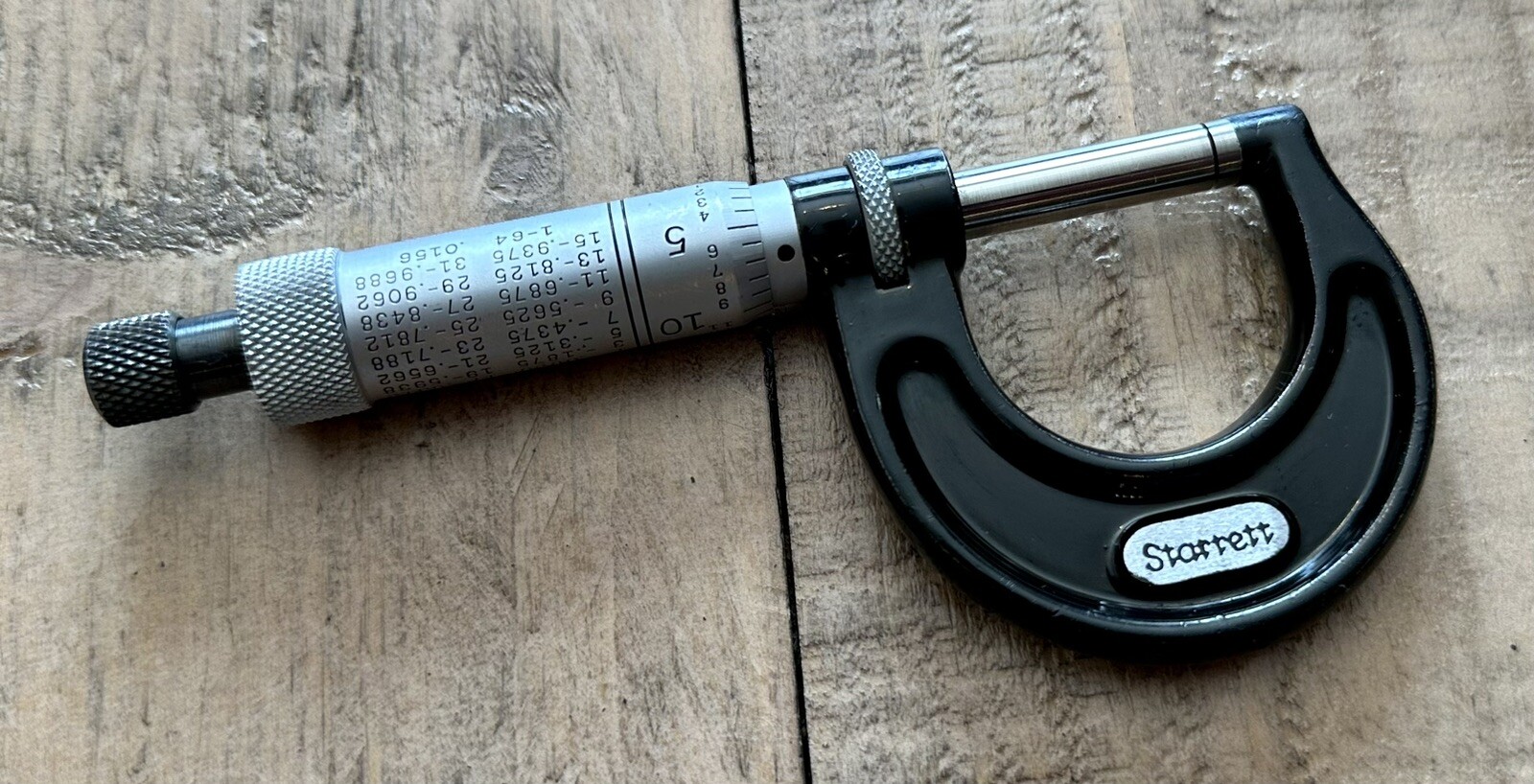 L.S. Starrett Vintage Micrometer No. 463 1in 1” With Ranch In Original