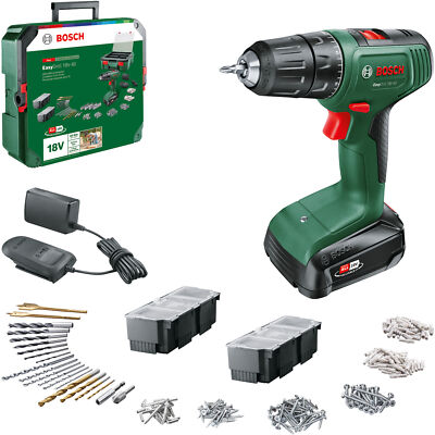Bosch Heimwerken & Garten Akku-Bohrschrauber EasyDrill 18V-40 + SystemBox, grün