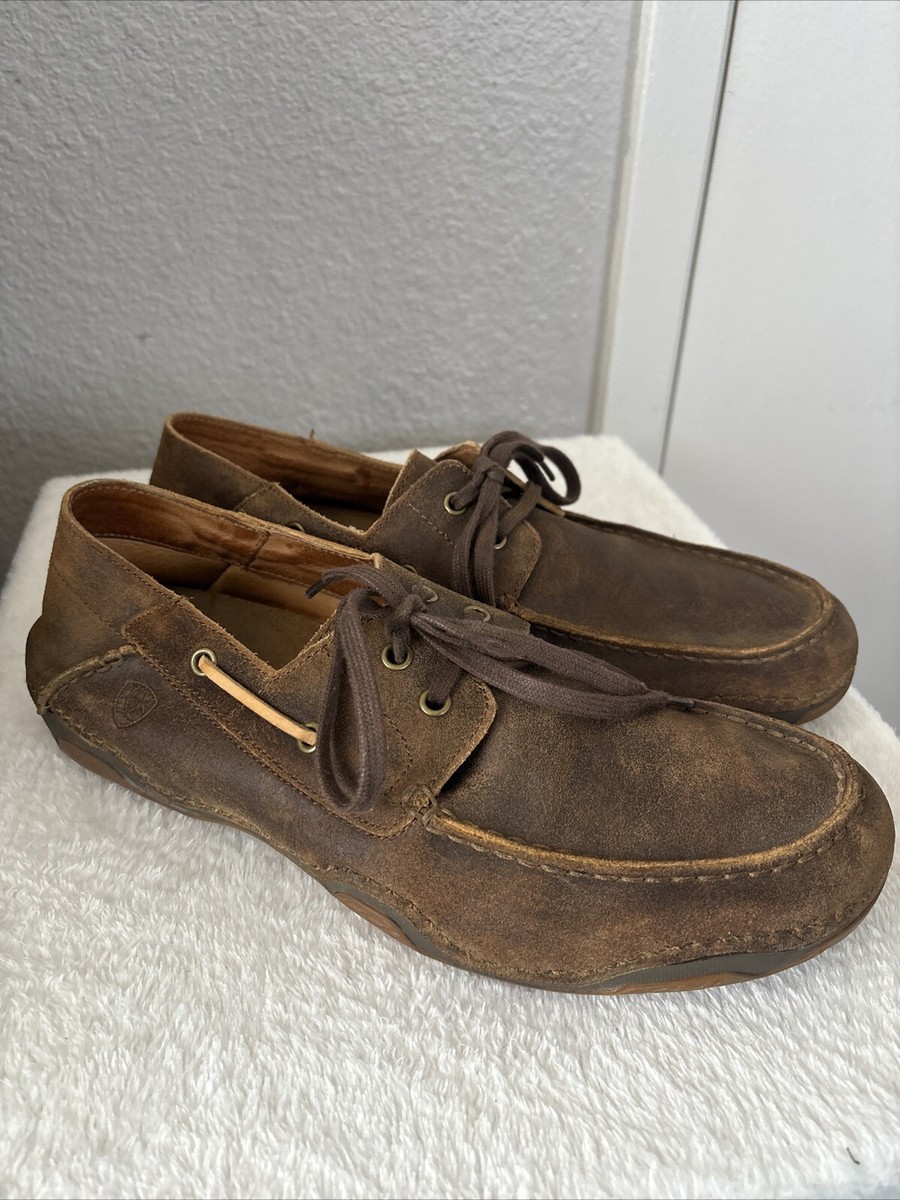 Ariat Gleeson 10011961 Distressed Brown Leather Lace-Up  display picture 2