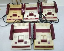 Famicom Console 5 LOT set for Parts Untested Nintendo game family computer Junk