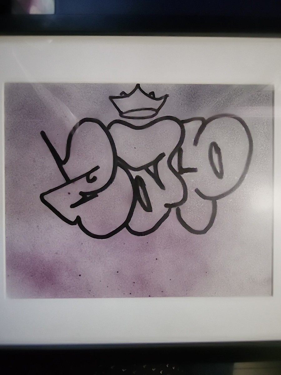 CAP ONE MPC Graffiti Legend Artist Original Art Piece not kaws