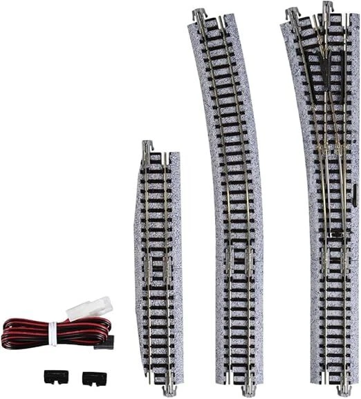 KATO N Scale 20-220 Unitrack Electric Turnout #4 Left New - Image 3 of 4