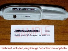 1963 Chevrolet Impala Ss Gauge Faces For 125 Scale Amt Kitsplease Read Desc