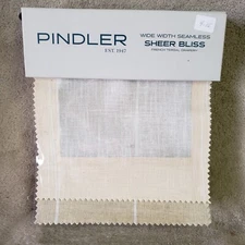 Pindler and Pindler Sheer Bliss Fabric Sample Book 80+pcs Various Sizes