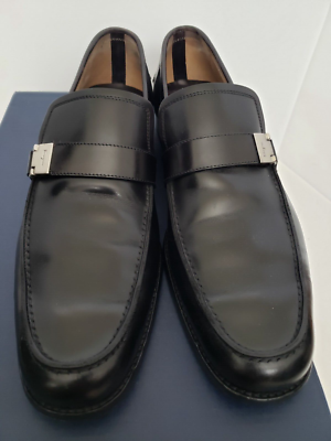 Salvatore Ferragamo leather loafer, single side metal  display picture 2